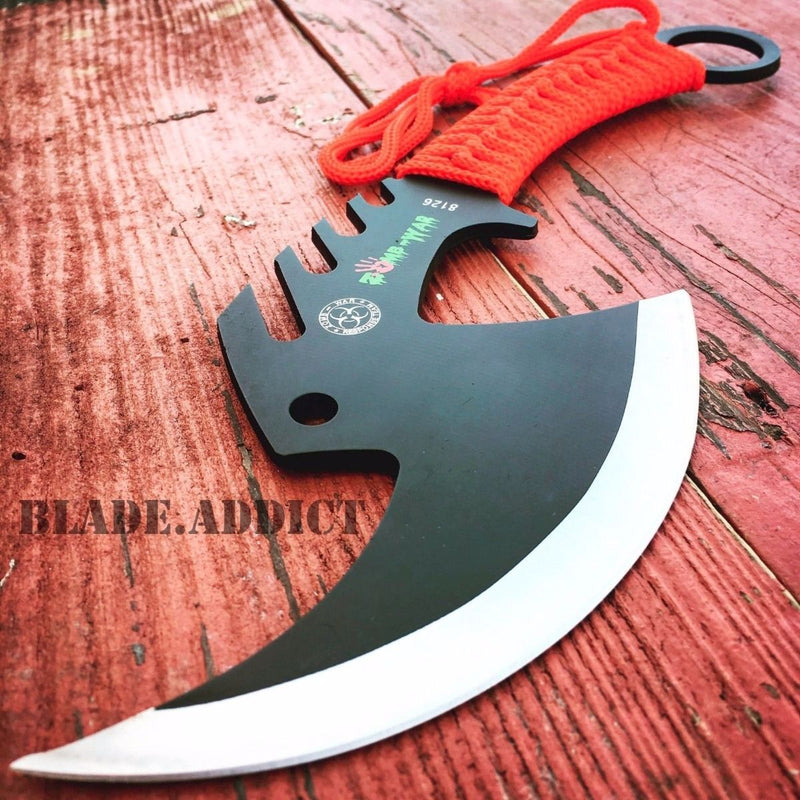TACTICAL TOMAHAWK THROWING AXE CAMPING HATCHET KNIFE HUNTING ZOMBIE SURVIVAL
