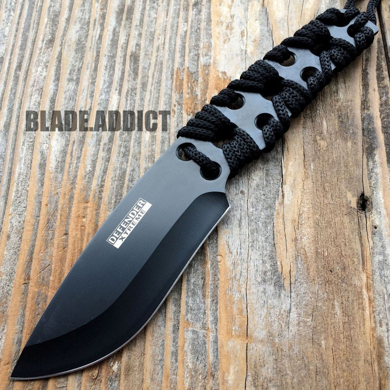 10" Black Full Tang Fixed Blade