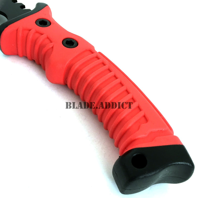 10.5" Throwing Axe Battle Hatchet knife hunting RED
