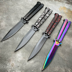 IKONIC Tactical Balisong Butterfly Knife NEW