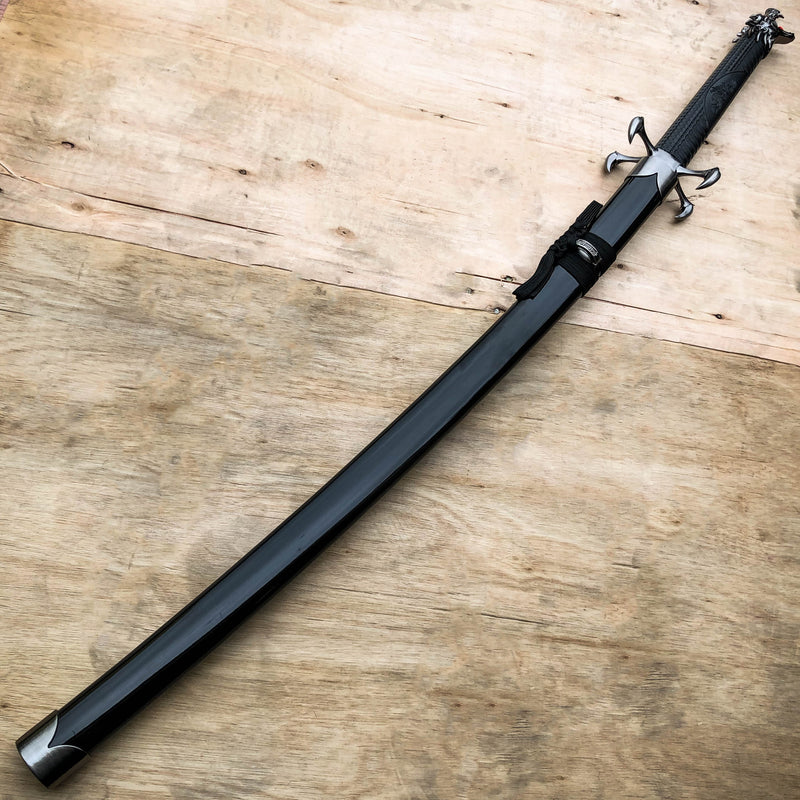 40" Black Dragon KATANA Japanese Four Claw Sword SAMURAI NINJA Bushido