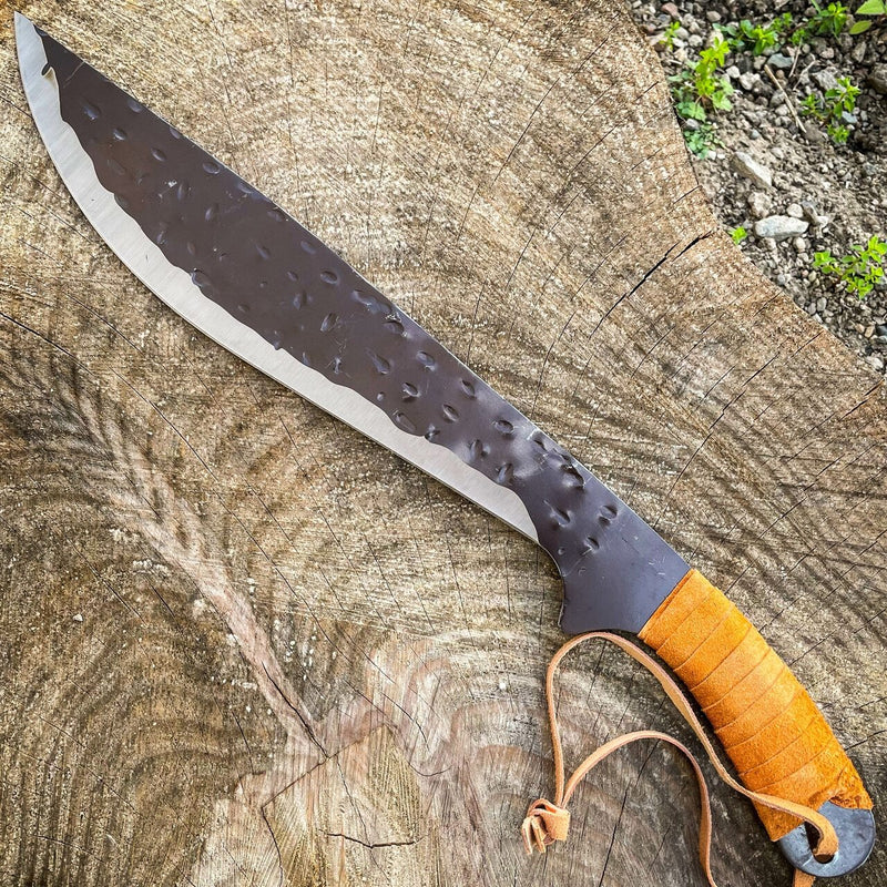 20" Barong Fixed Blade Hunting Outdoor Camping Survival Machete Knife w/ Sheath - BLADE ADDICT