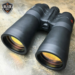Day/Night 30X50 Multi-Coated Military Zoom Binoculars w/Pouch Hunting
