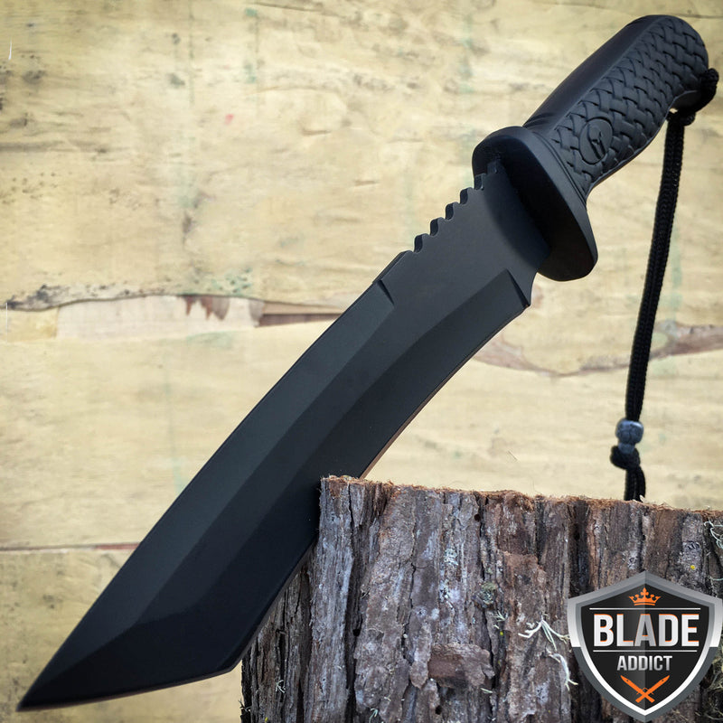 12" Hunting Military Survival Fixed Blade Camping Knife