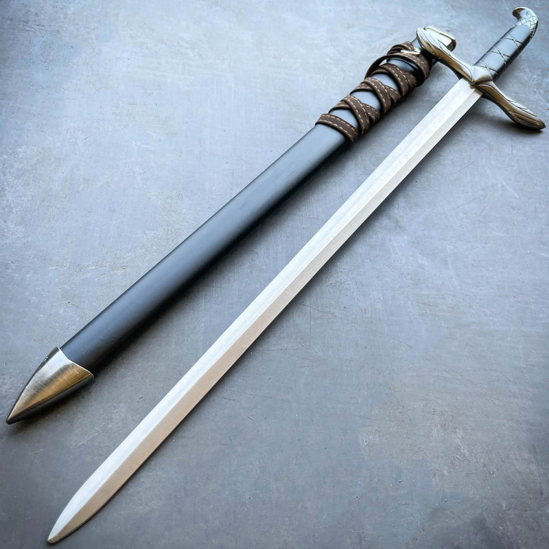 23" Templar Crusader Medieval Sword Scabbard Historical Fantasy A - BLADE ADDICT