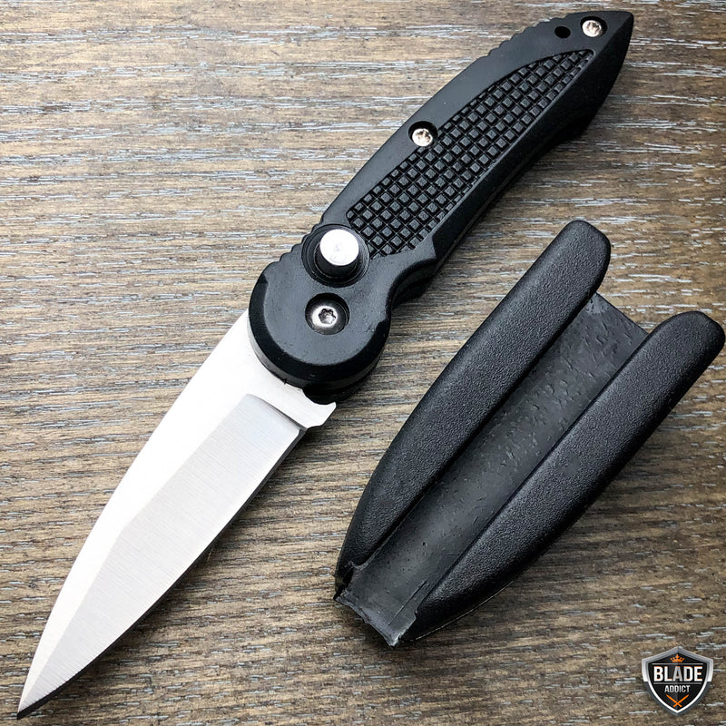 Everyday Carry Mini Covert Auto Black Pocket Knife
