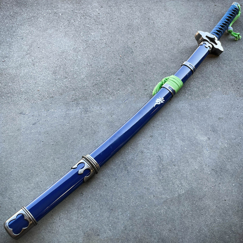 Sword Warrior Blue Exorcist Sword Real Steel Exorcist Okumura rin Cosplay Katana Replica Prop for Collection, Gift and Cosplay - BLADE ADDICT