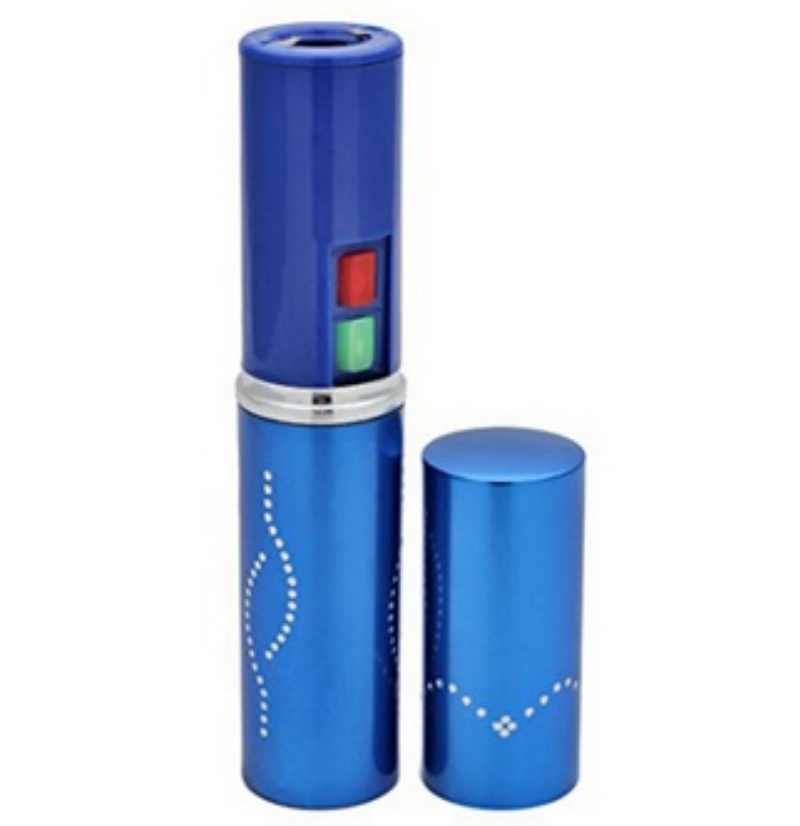 300 Million Volt Lipstick Stun Gun w/ LED Rechargeable Flashlight