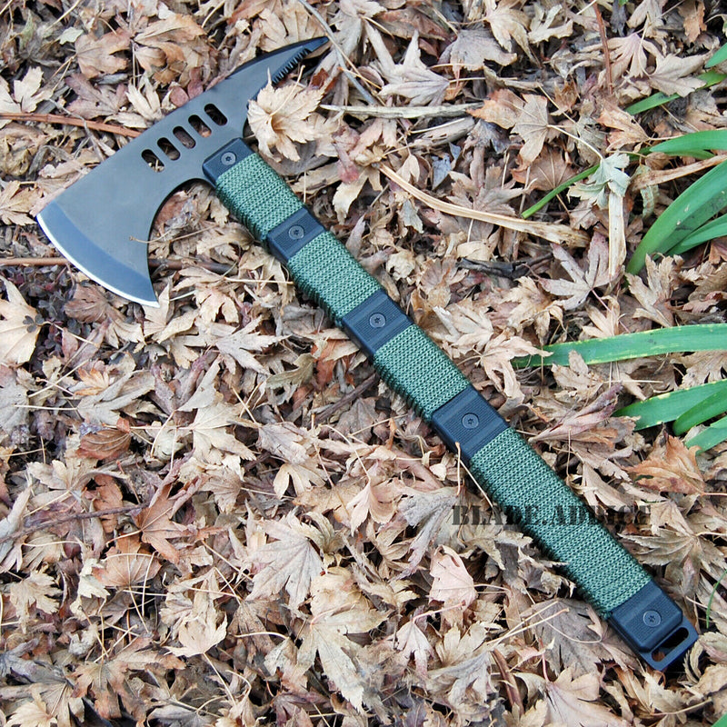 14.5" Outdoor Camping Tomahawk Fixed Blade Hatchet Axe