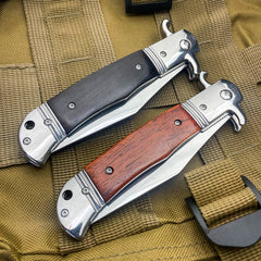 Gentleman's Wood Auto Pocket Knife