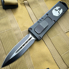 Military Exocel Dagger OTF Automatic Knife Black