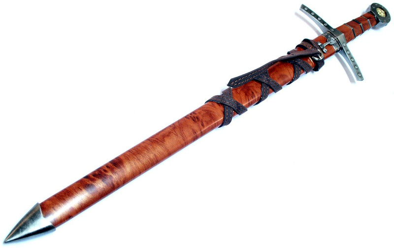 23" Fantasy King Arthur Excalibur Medieval Crusader Sword Scabbard