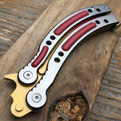 CSGO FADE UPGRADED Butterfly Slaughter BALISONG Trainer Knife