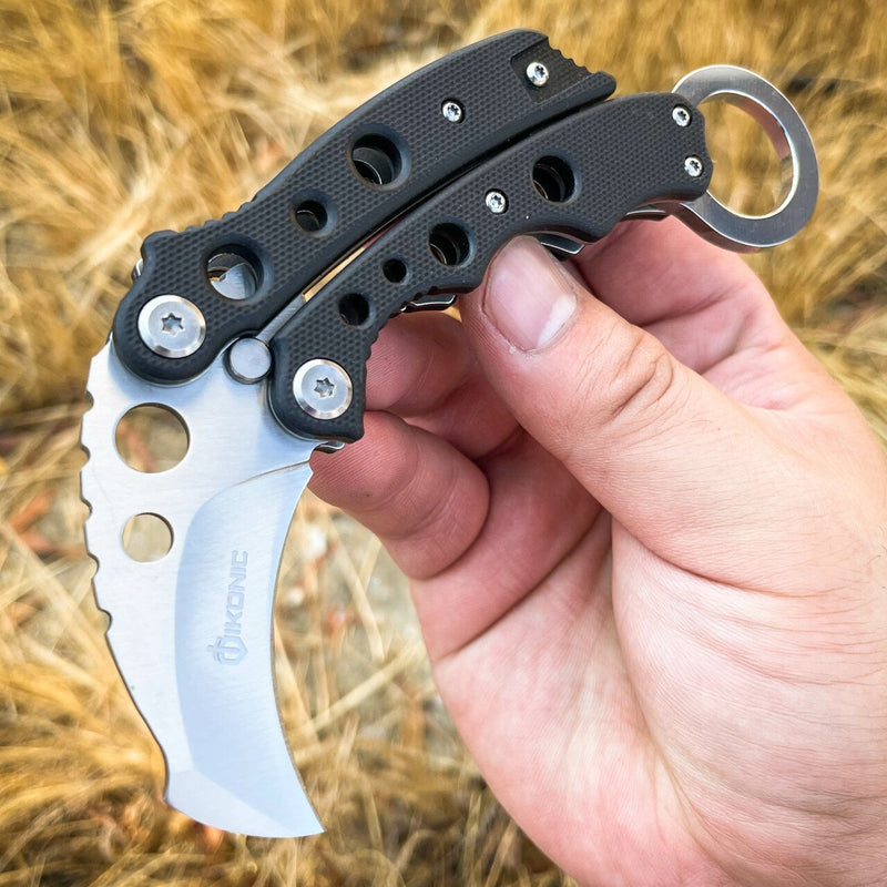 The Predator Karambit Balisong Butterfly Knife - BLADE ADDICT