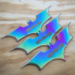 3PC Batman Batarang THROWING KNIFE