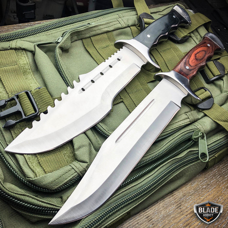 15" Rambo Full Tang Camping Fixed Blade