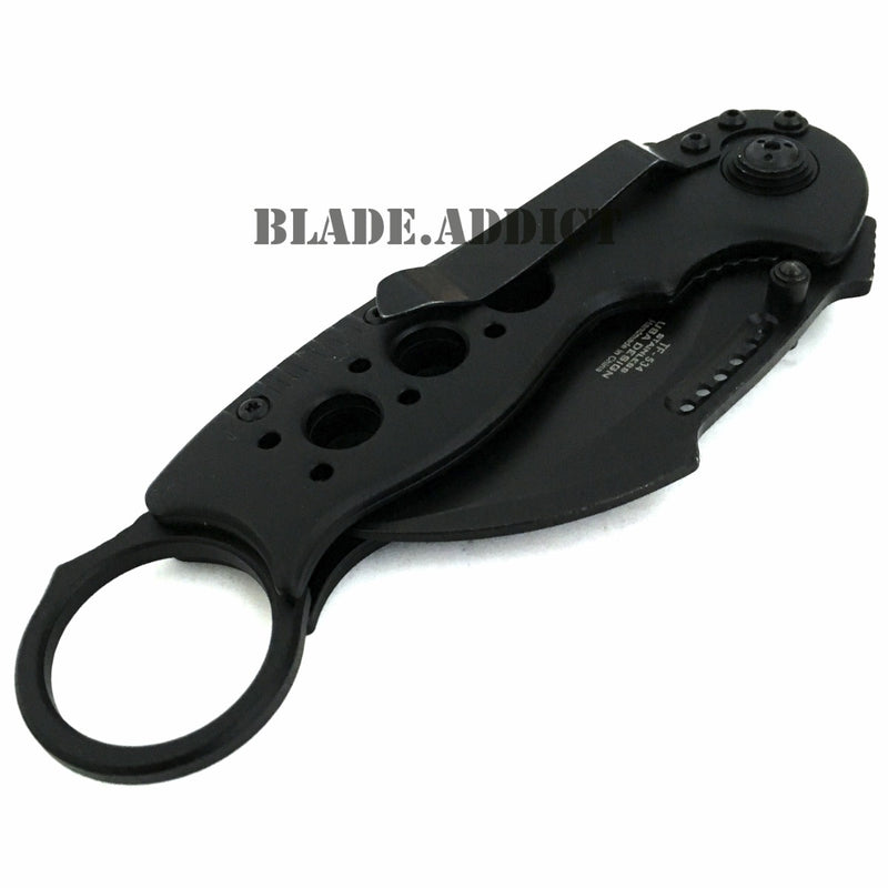 TAC-FORCE Spring Assisted Opening Knives KARAMBIT CLAW Rescue Pocket Knife