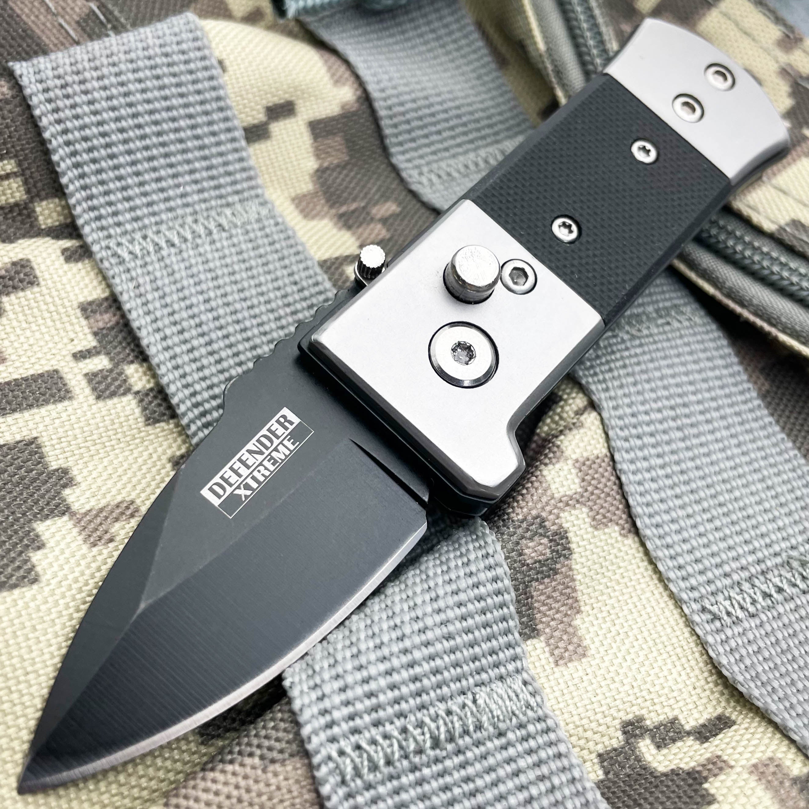 Mini Push Button Switchblade Pocket Knife | MEGAKNIFE WHOLESALE