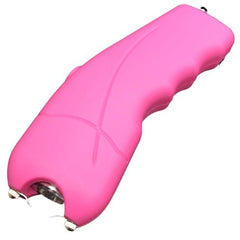 Tactical 2.5MIL Stun Gun LED Flashlight Security Self Defense PINK w/ Black Case