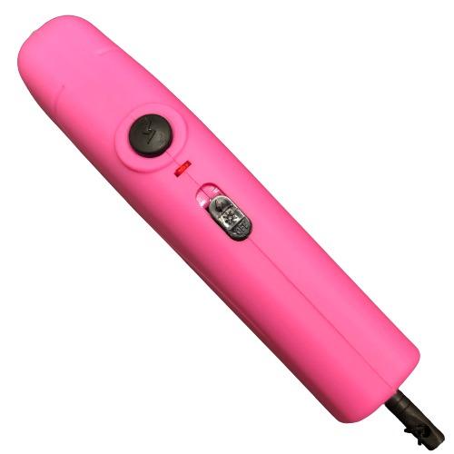 Tactical 2.5MIL Stun Gun LED Flashlight Security Self Defense PINK w/ Black Case