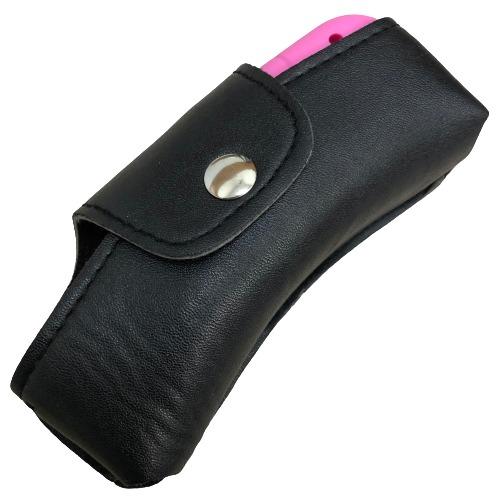 Tactical 2.5MIL Stun Gun LED Flashlight Security Self Defense PINK w/ Black Case