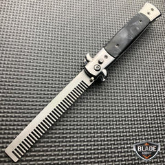 Automatic Tactical Switch Blade Comb Pocket Knife