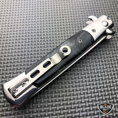 Automatic Tactical Switch Blade Comb Pocket Knife