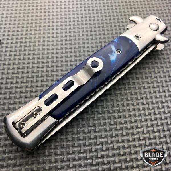 Automatic Tactical Switch Blade Comb Pocket Knife