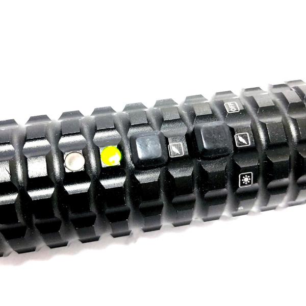 13.5" Metal POLICE Stun Gun Rechargeable LED Flashlight