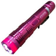 STINGTEC Tactical Stun Gun HIGH POWER Metal Rechargeable LED Flashlight - PINK - BLADE ADDICT