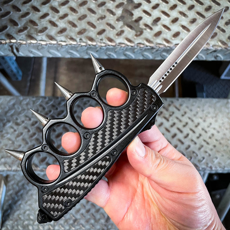 Spiked Chaos Knuckle OTF Knife