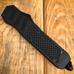 Black Piranha OTF Dual Action Pocket Knife V2