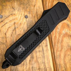 Black Piranha OTF Dual Action Pocket Knife V2