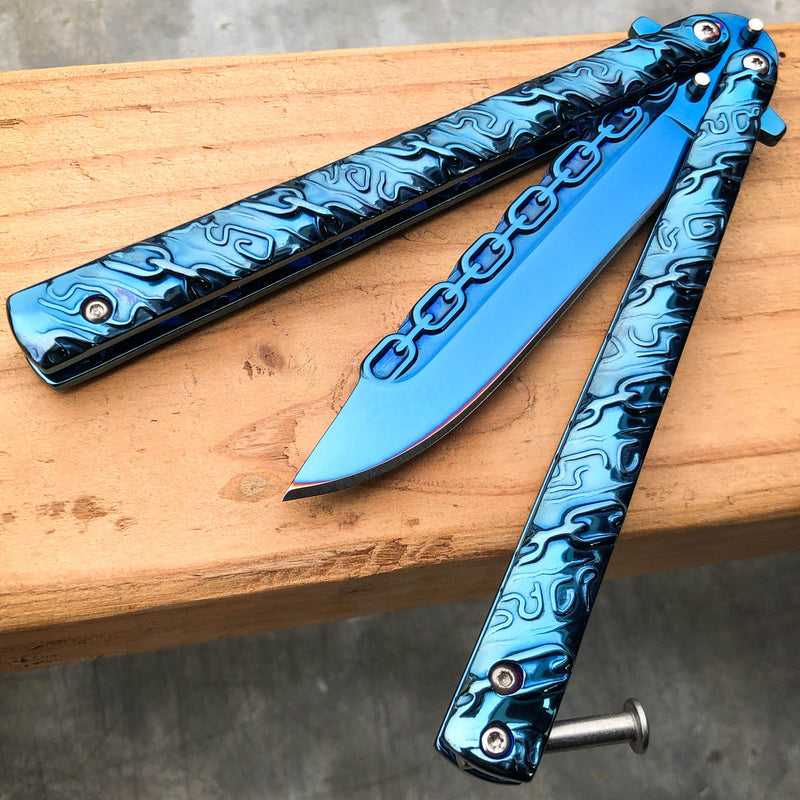 8.75" Fantasy Chain Tactical Balisong Butterfly Knife