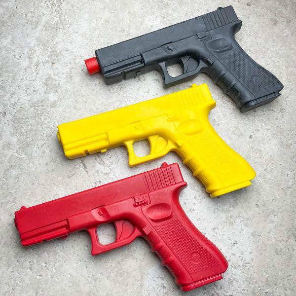 9" Martial Arts Self Defense Practice Training Gun Glock Rubber Plastic Pistol - BLADE ADDICT