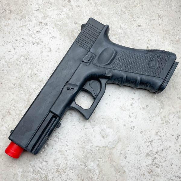 9" Martial Arts Self Defense Practice Training Gun Glock Rubber Plastic Pistol - BLADE ADDICT