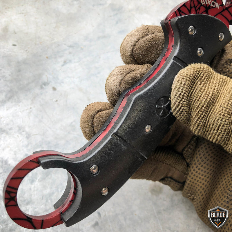 8.5" Tactical CSGO Talon FIXED BLADE Counter Strike Combat Karambit Claw Knife