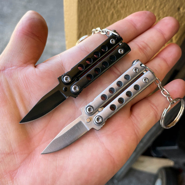 Quicky Keychain Butterfly Knife Mini Novelty Balisong