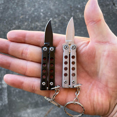 Quicky Keychain Butterfly Knife Mini Novelty Balisong