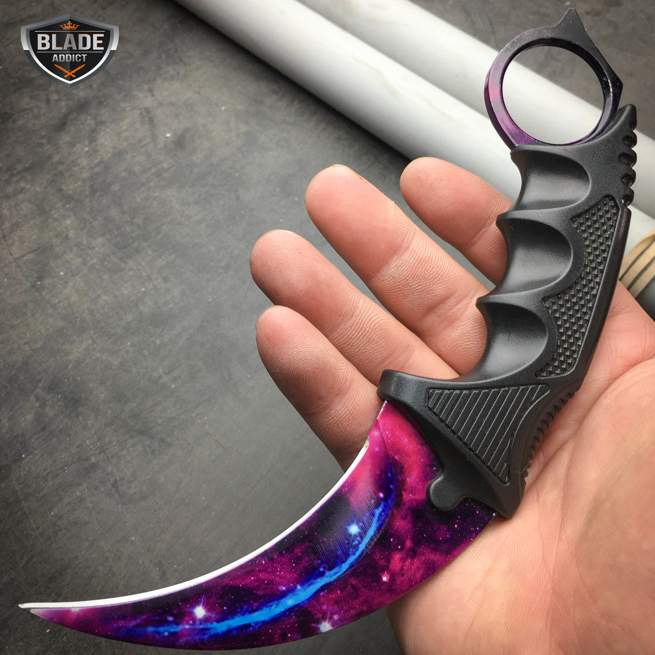 CSGO galaxy set knives, my personal favorite is the galaxy karambit knife.  : r/mallninjashit