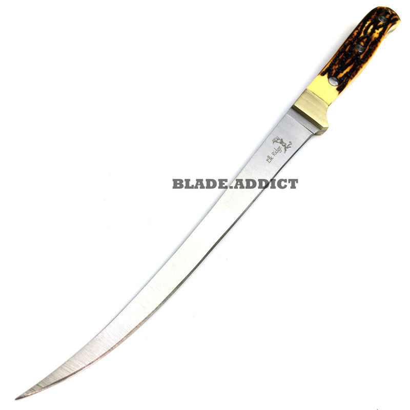 12" Elk Ridge Bone Fishing Filet Fillet Camping Knife