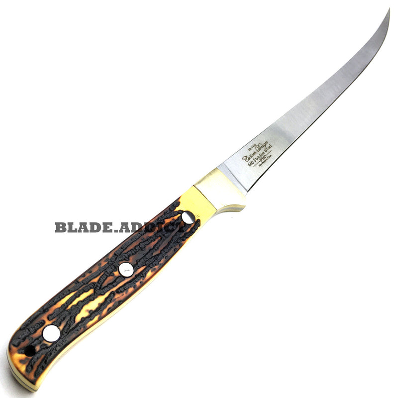 12" Elk Ridge Bone Fishing Filet Fillet Camping Knife