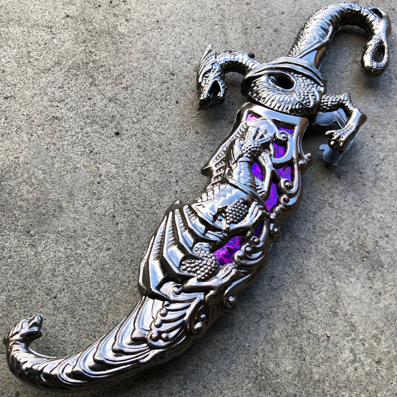 10" Fantasy Dragon Dagger Medieval Letter Opener w/ Scabbard