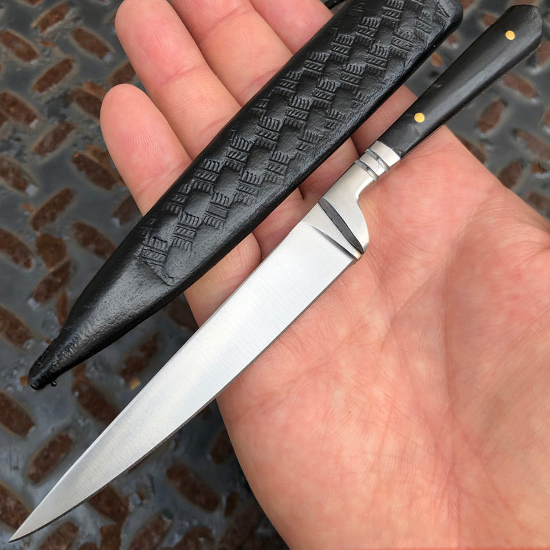 7" Medieval Toothpick Knife Survival Hunting FIXED BLADE w/ Sheath