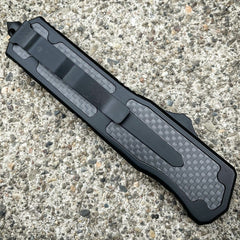 ASTRO Carbon Fiber Clip Point OTF - BLADE ADDICT