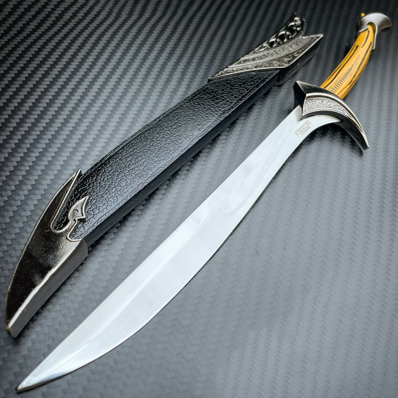 11.5" Lord Of The Rings LOTR Medieval Fantasy Dagger Legolas Knife Blade - BLADE ADDICT