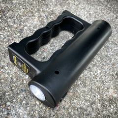 Double Down 23,000,000 Knuckle Stun Gun w/ Light Black - BLADE ADDICT