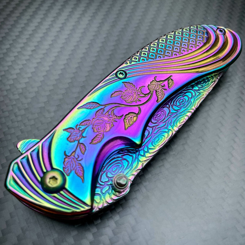 Femme Fatale Ladies Rainbow Knife - BLADE ADDICT