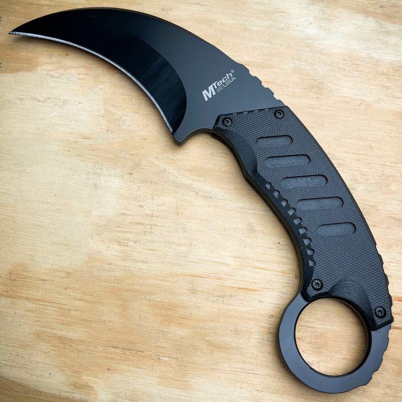 8" Military Tactical G10 Karambit - BLADE ADDICT