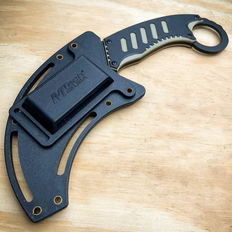 8" Military Tactical G10 Karambit - BLADE ADDICT